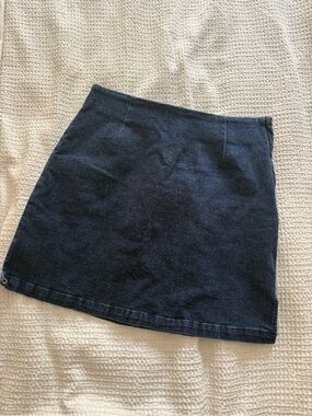Vintage The Limited Dark Blue Denim Mini Skirt - size 8